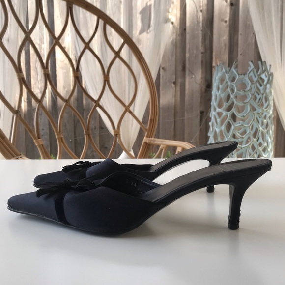 Harold’s Black Velvet Pointed Heels, 8 - Picture 5 of 7